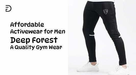 Affordable Activewear for Men: Deep Forest A Quality Gym Wear