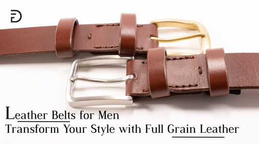 Leather Belts for Men: Transform Your Style with Full Grain Leather