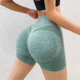 Fitness Yoga Shorts Pants Butt Lifting Seamless Leggings Women Gym