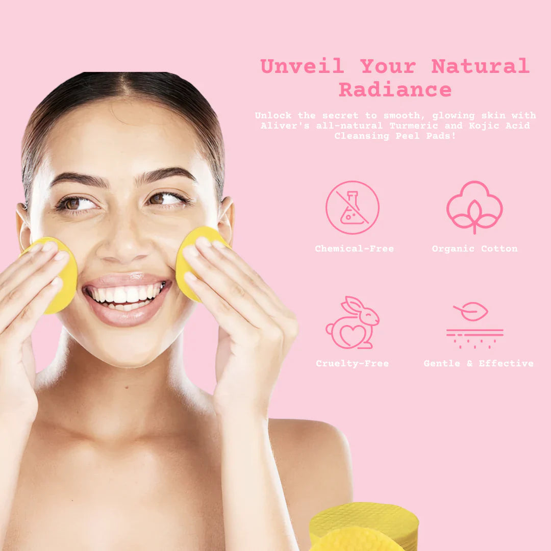 Turmeric Kojic Acid Cleansing Pads