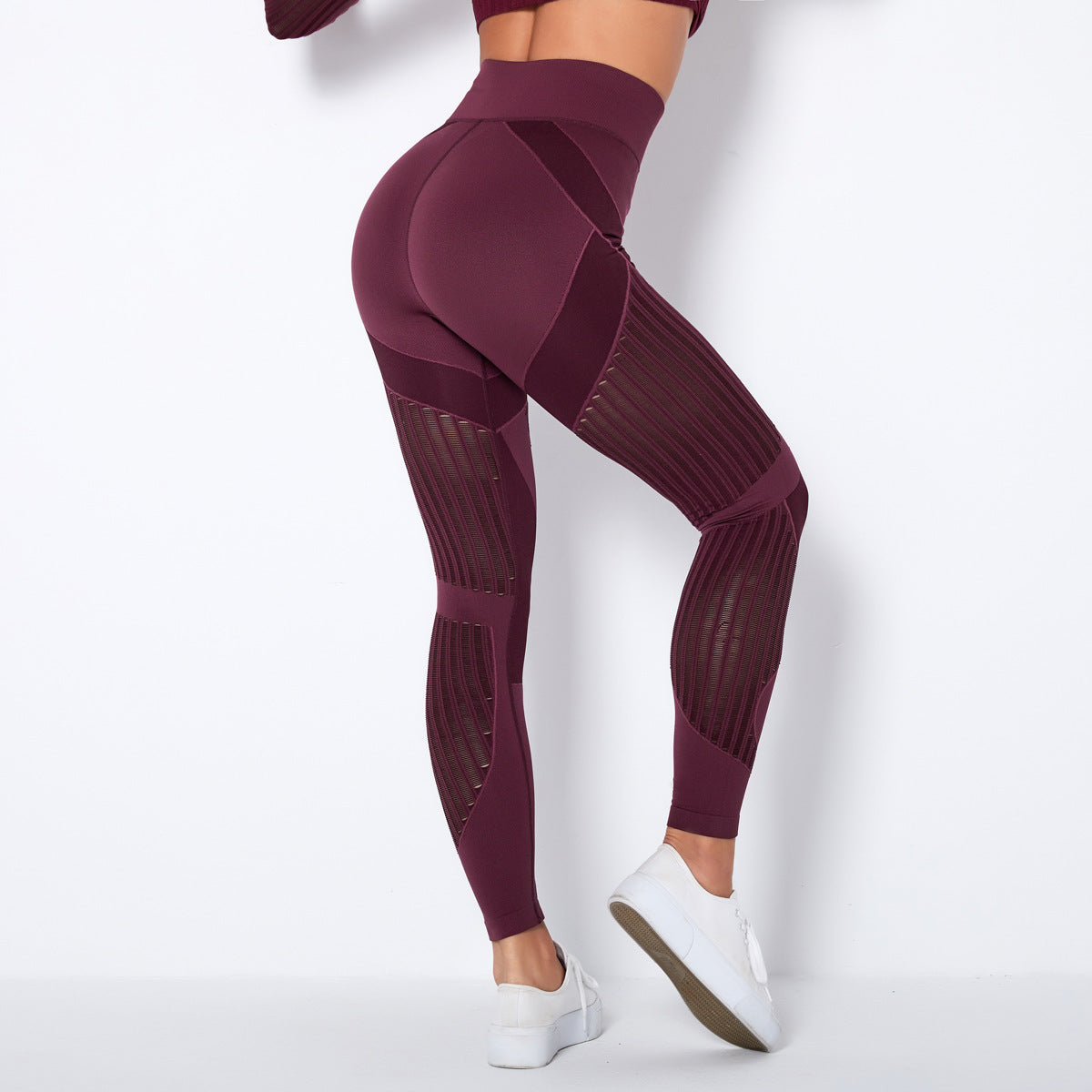 Pantalon de survêtement élastique moulant et moulant pour le levage des hanches, pantalon de Yoga sans couture