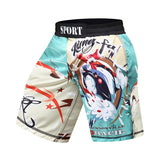 Short de sport Jiu Jitsu Sanda pour hommes