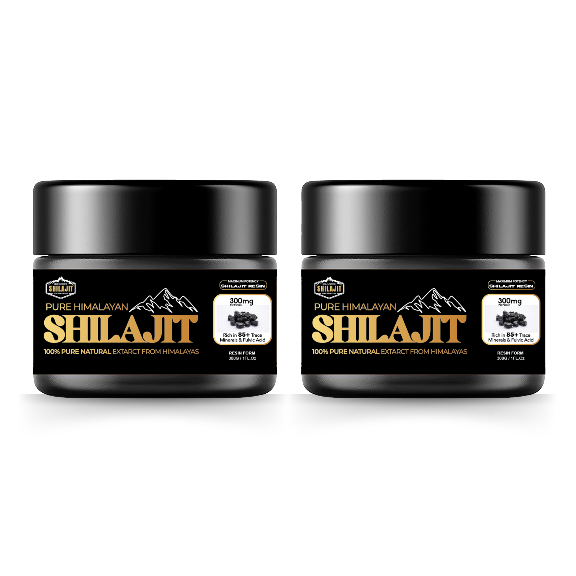 100 % puhdasta orgaanista Himalajan shilajit-hartsia 