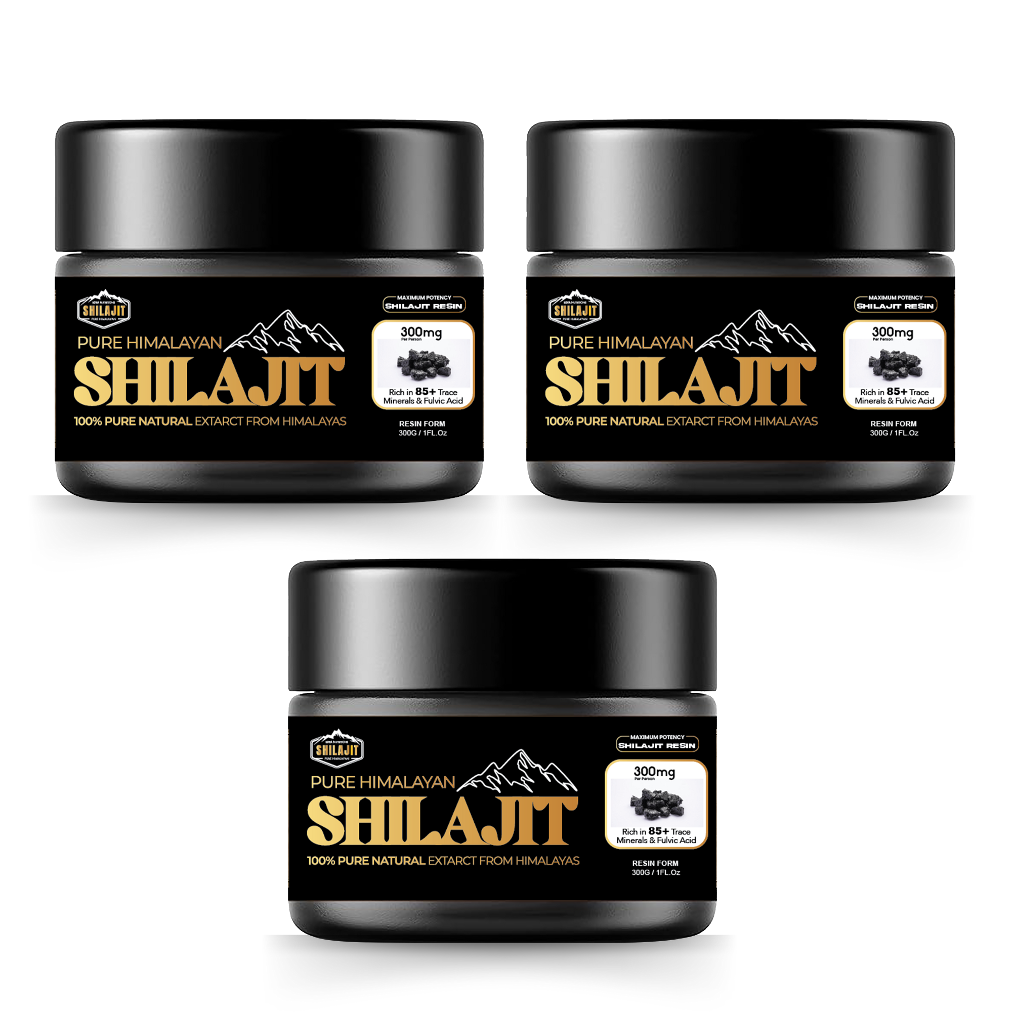 100% Pure organic Himalayan Shilajit Resin