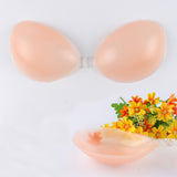 Autocollants de poitrine épaissis pour soutien-gorge invisible en silicone en boîte