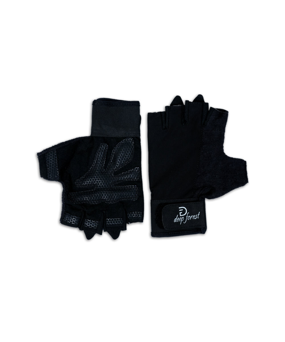 Luxe noir -hansikaskokoelma Jet Set Leather Gloves Noir Elite -nahkahanskat