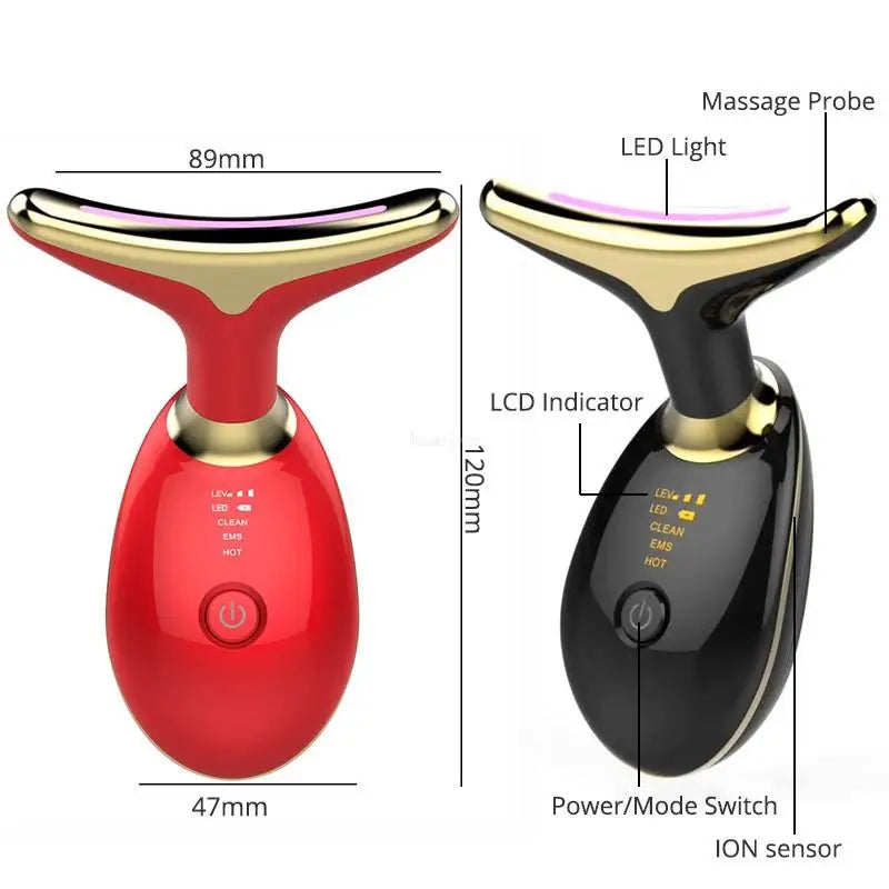 3 in 1 Face Lifting EMS Red Light Therapy Device