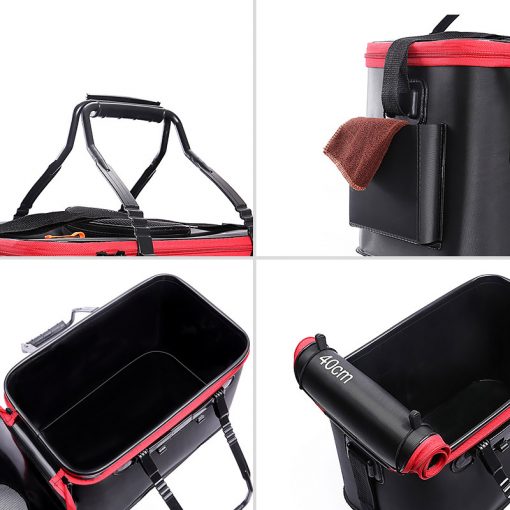 Semi-Annual Sale-30% OFF🐠Foldable Waterproof Fishing Bucket-Live Fish Container