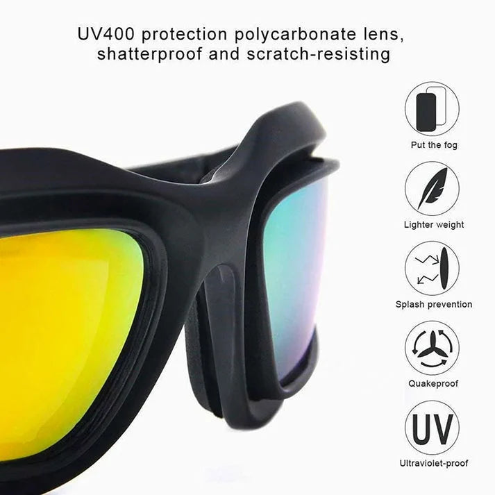 Lunettes de soleil moto polarisées 🔥ACHETER 2 LIVRAISON GRATUITE