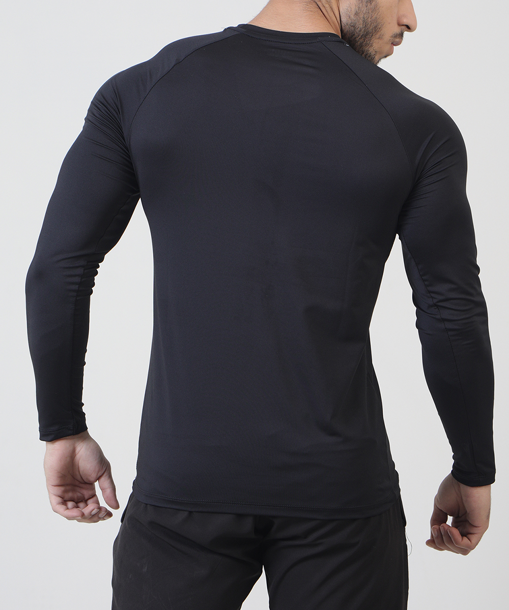 Buy FULL SLEEVE BLACK ALPHA TEE