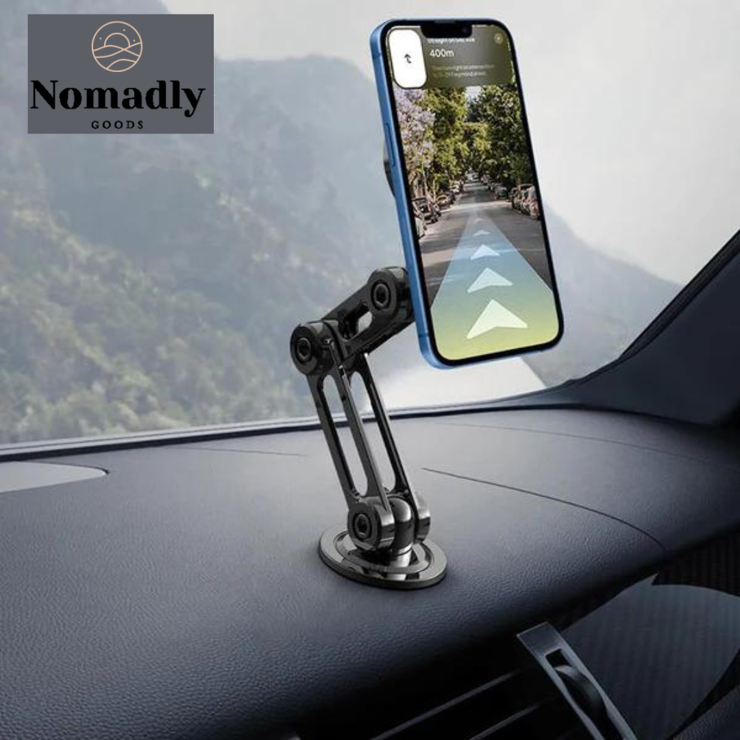 Support de téléphone magnétique pour voiture universel 360° PRO, bras robotique 