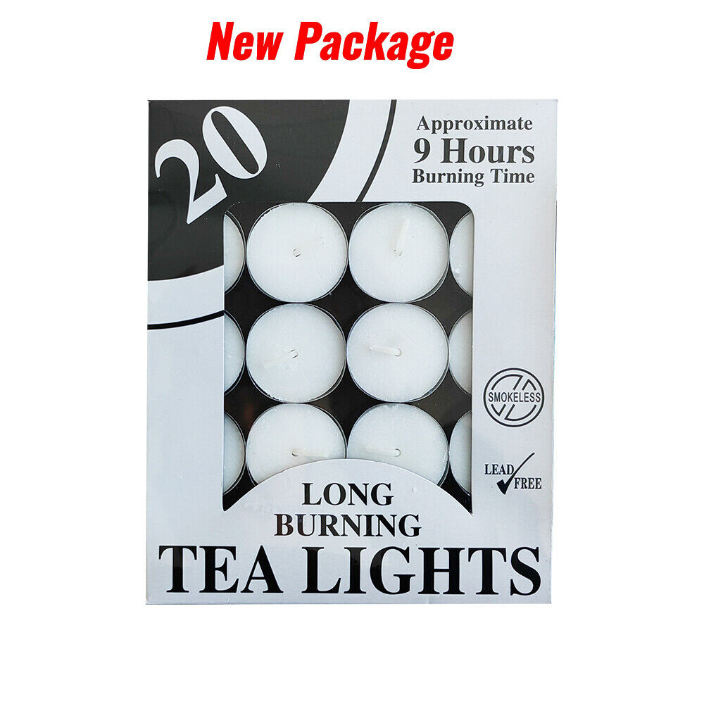 9 Hours Tealight Candle Tea Light Candles Tealights Home Decor Party Unscented