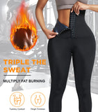 Pantalons longs de Sauna, exercice de Fitness, Leggings de sueur thermique chauds, pantalon amincissant d'entraînement