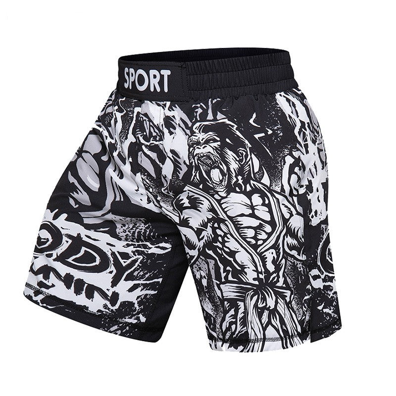 Short de sport Jiu Jitsu Sanda pour hommes