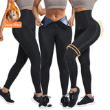 Pantalons longs de Sauna, exercice de Fitness, Leggings de sueur thermique chauds, pantalon amincissant d'entraînement