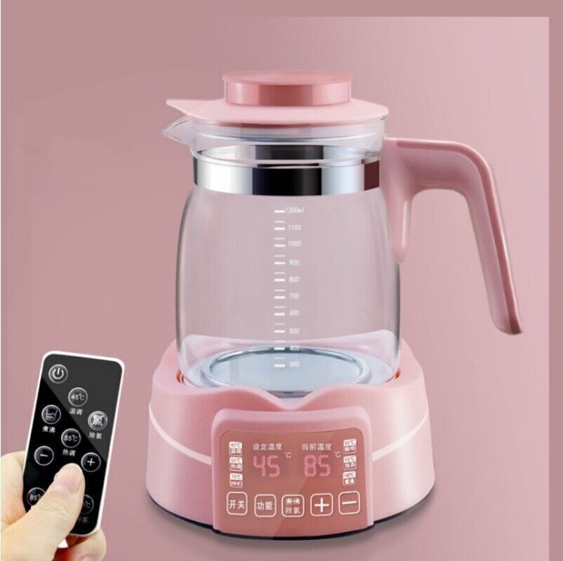 1.2L Electric Kettle Baby Milk Thermostat Temperature Warmer With Remote Control